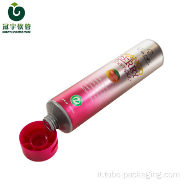 Tubo cosmetico in plastica da 200-250 ml per confezioni di shampoo
